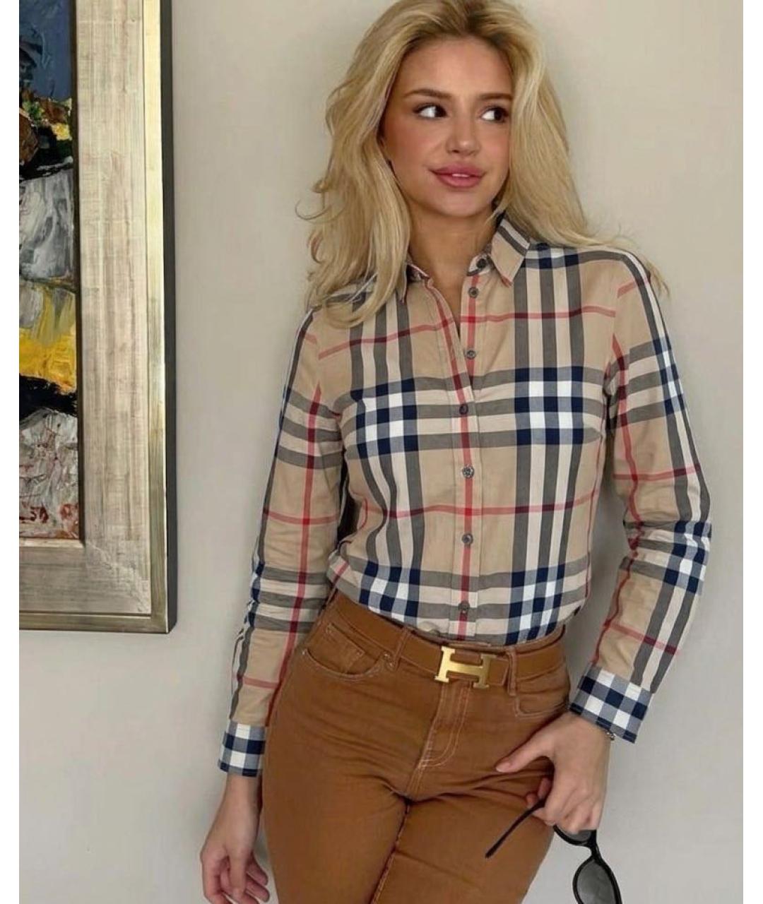 BURBERRY Хлопковая рубашка, фото 7