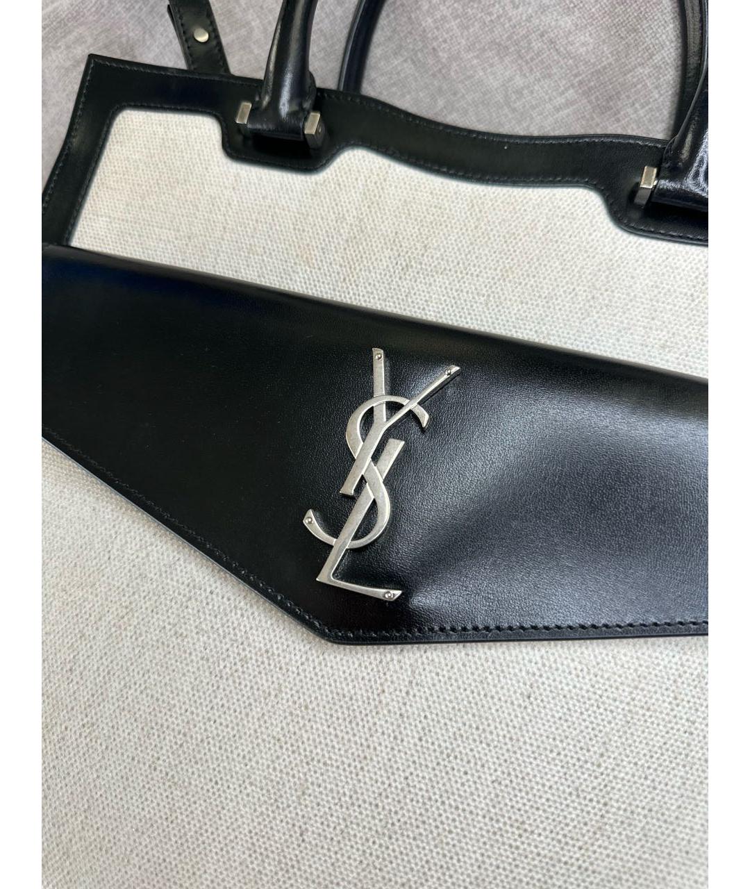 SAINT LAURENT Бежевая сумка тоут, фото 3