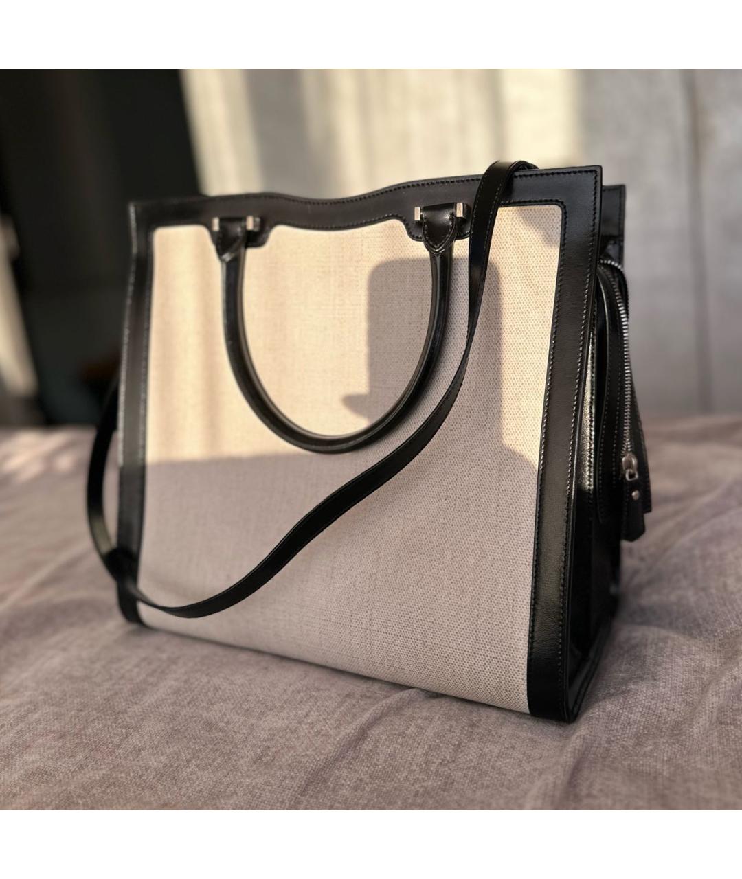 SAINT LAURENT Бежевая сумка тоут, фото 2