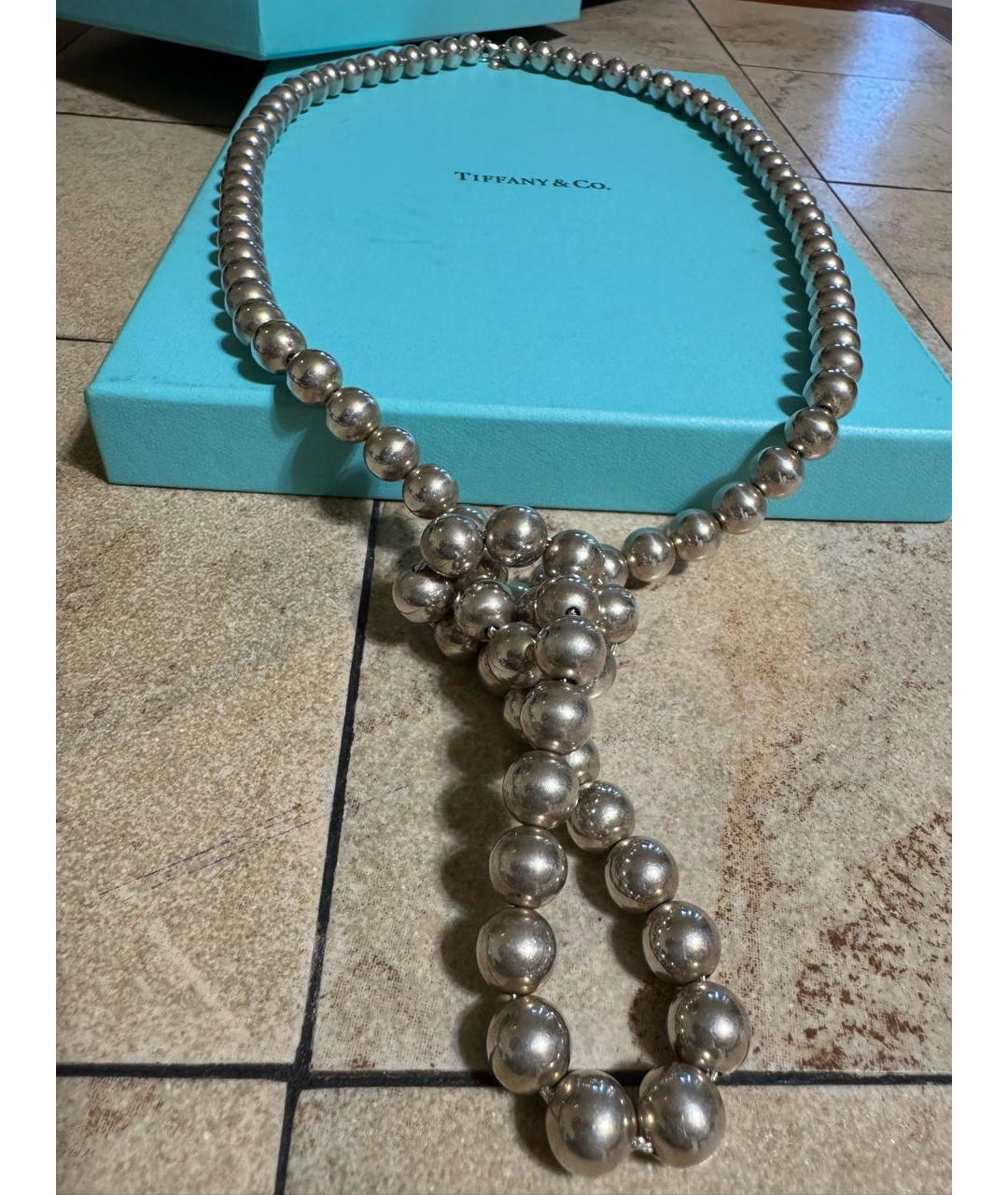 TIFFANY&CO Серебряное серебряное колье, фото 4