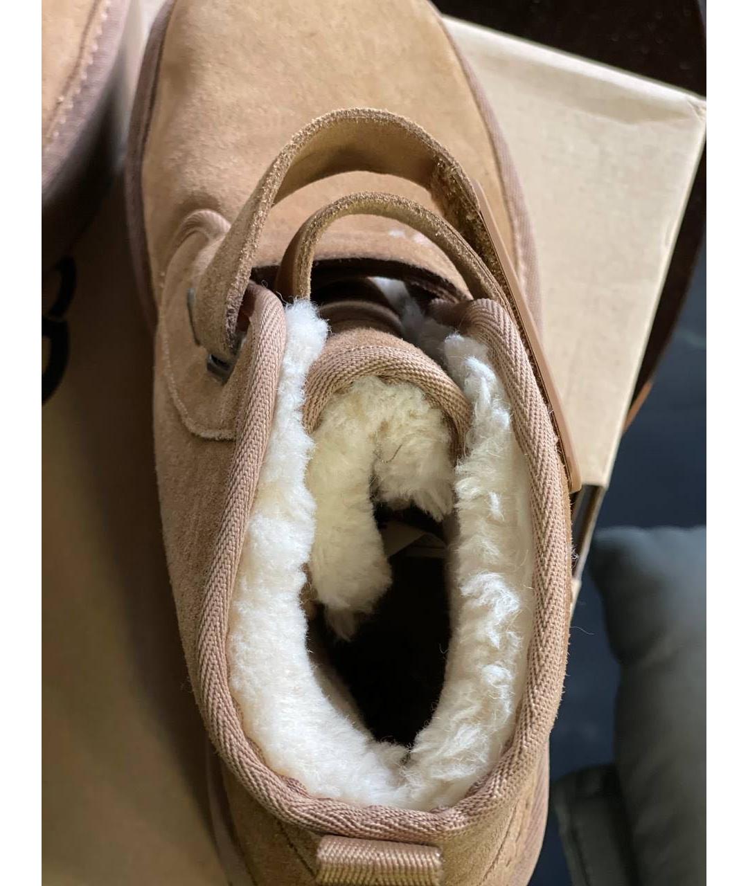 UGG Коричневые замшевые ботинки, фото 5