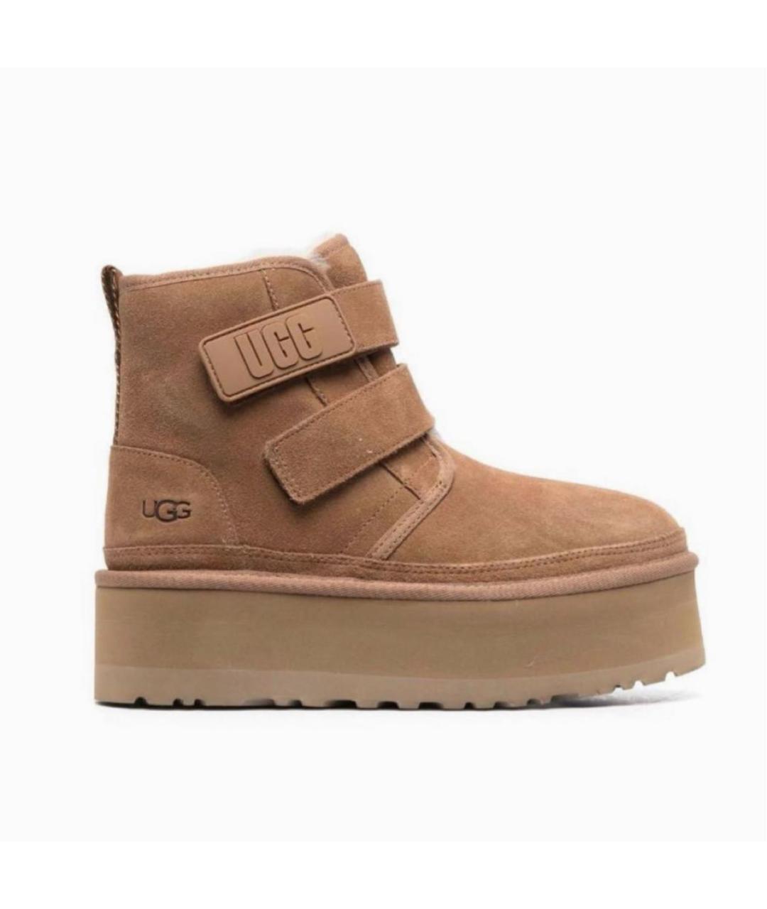 UGG Коричневые замшевые ботинки, фото 9