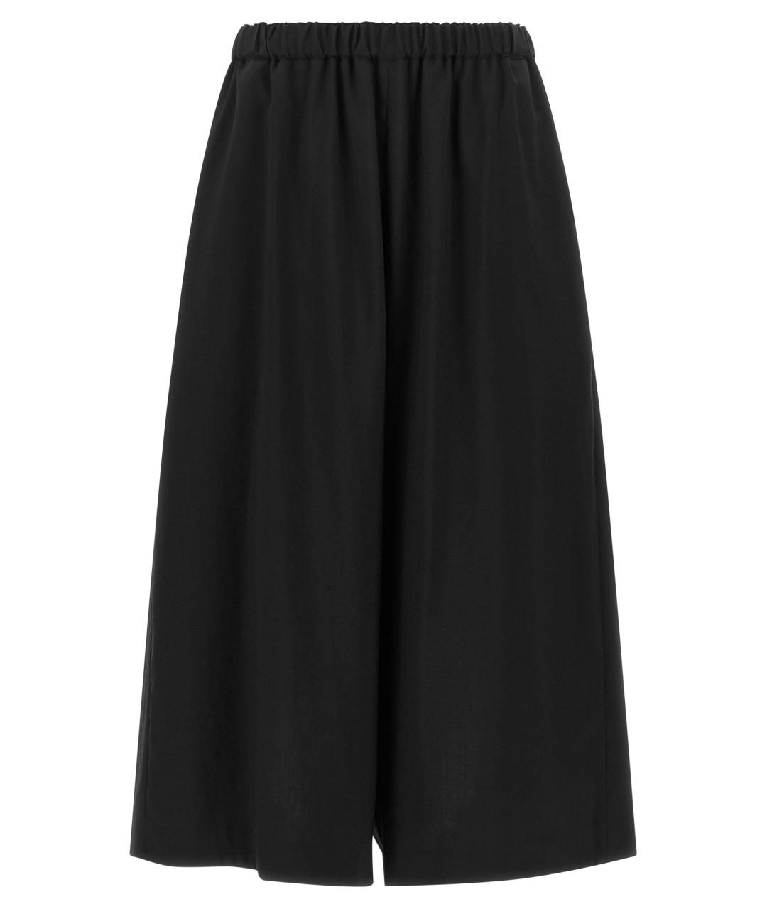 COMME DES GARÇONS Черные шерстяные брюки широкие, фото 1