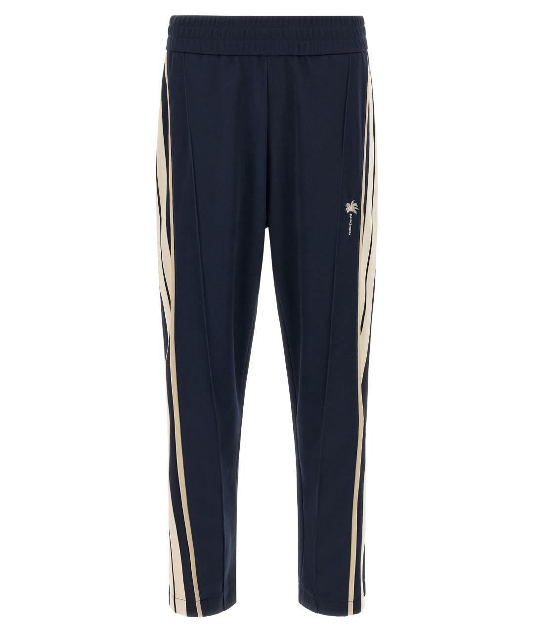 PALM ANGELS Синие полиэстеровые повседневные брюки, фото 1
