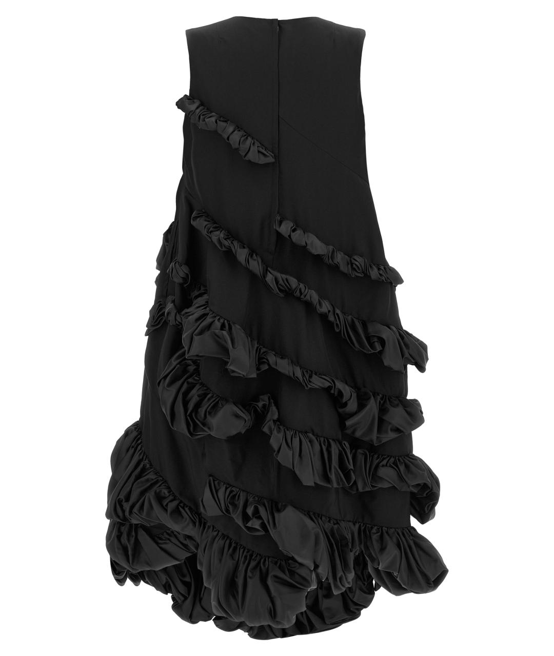 COMME DES GARÇONS Черное полиэстеровое коктейльное платье, фото 2