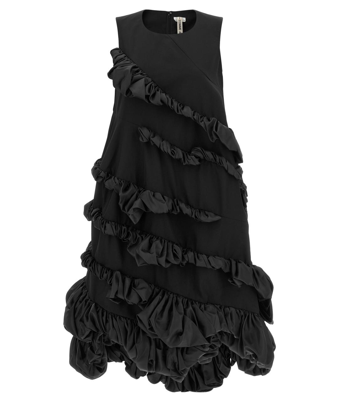 COMME DES GARÇONS Черное полиэстеровое коктейльное платье, фото 1