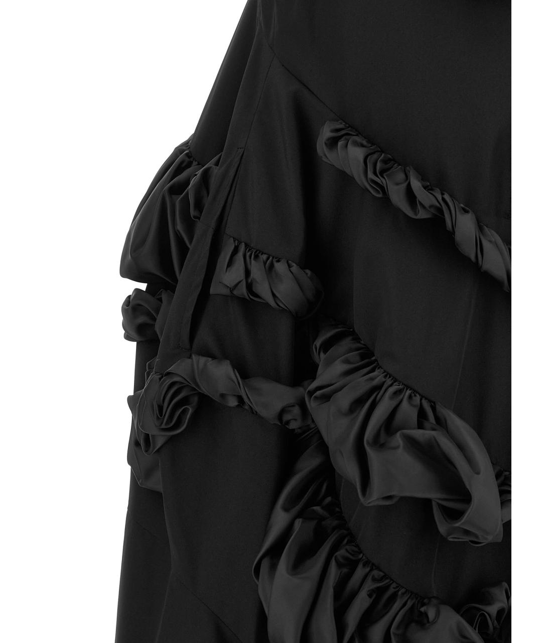 COMME DES GARÇONS Черное полиэстеровое коктейльное платье, фото 4