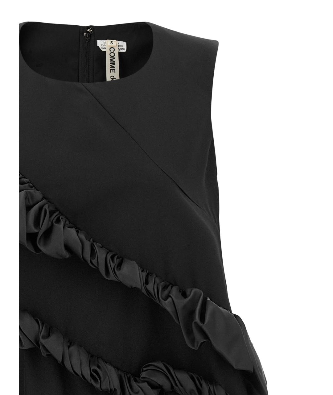 COMME DES GARÇONS Черное полиэстеровое коктейльное платье, фото 3
