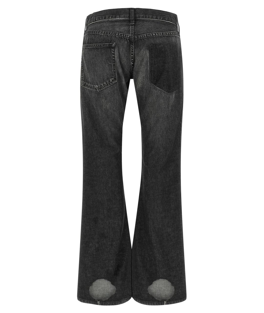 JUNYA WATANABE Черные хлопковые джинсы клеш, фото 2