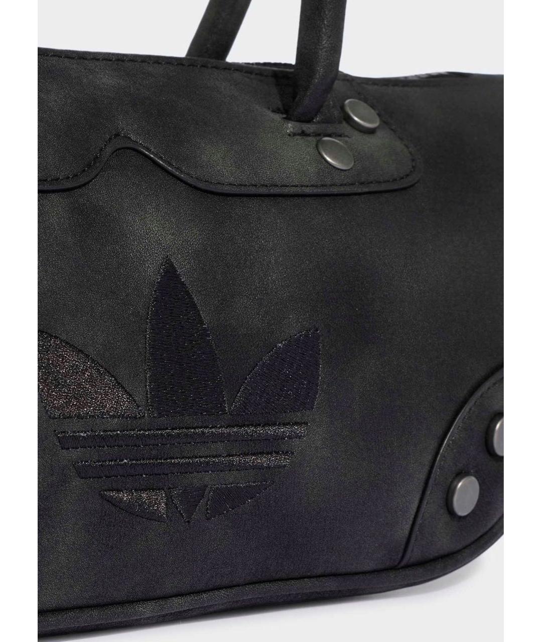 ADIDAS Черная сумка через плечо из искусственной кожи, фото 5