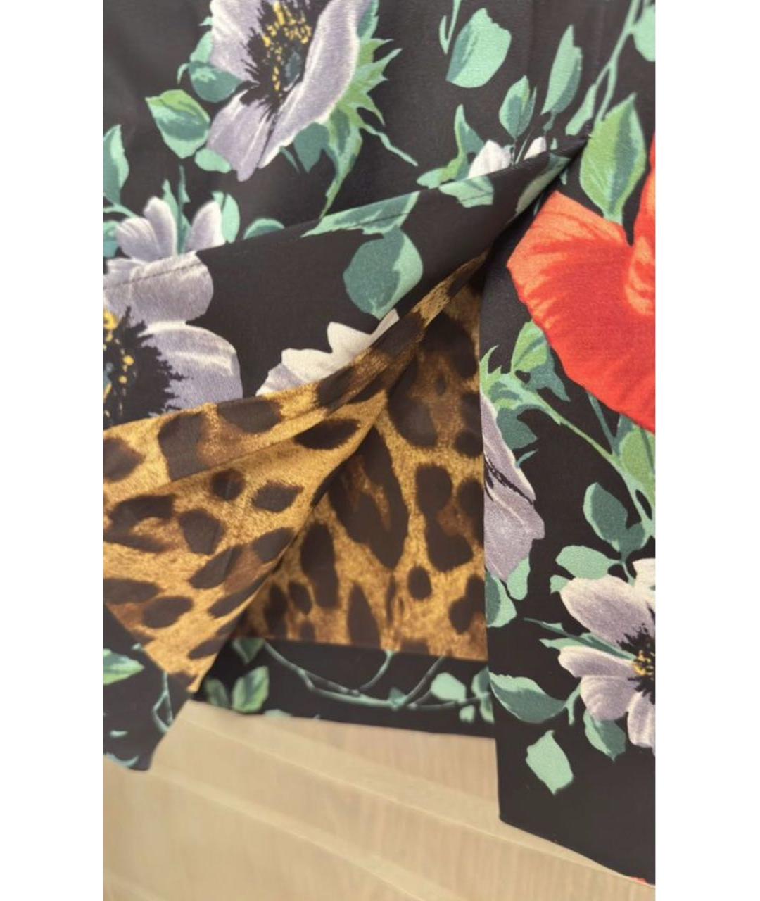 DOLCE&GABBANA Мульти ацетатная юбка миди, фото 4