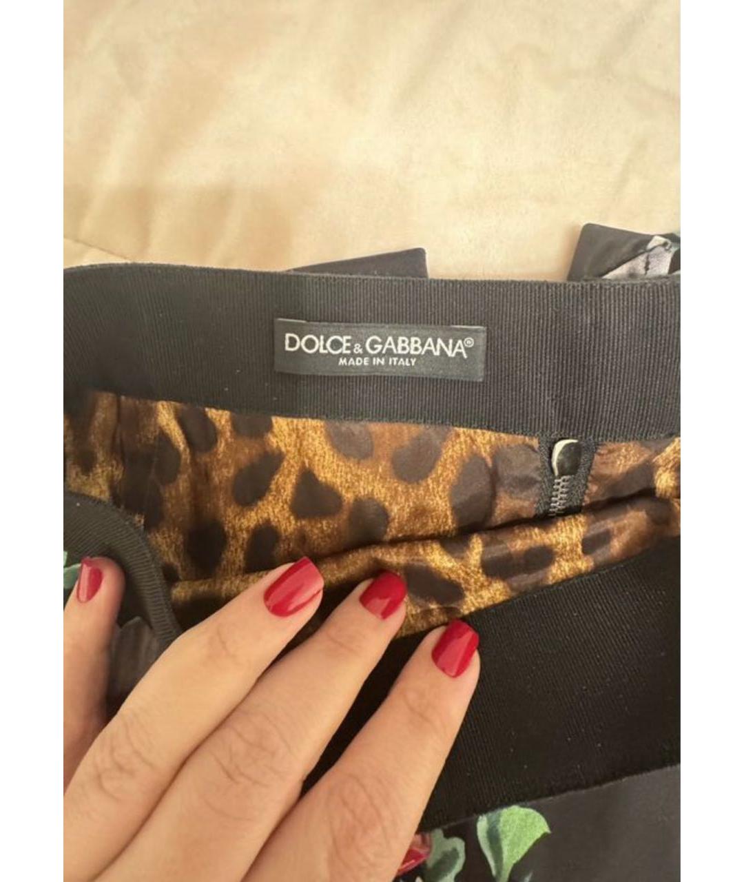 DOLCE&GABBANA Мульти ацетатная юбка миди, фото 3