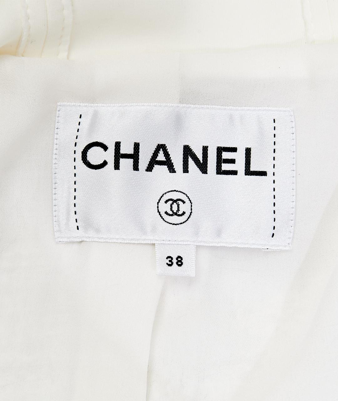 CHANEL Белая полиамидовая куртка, фото 6