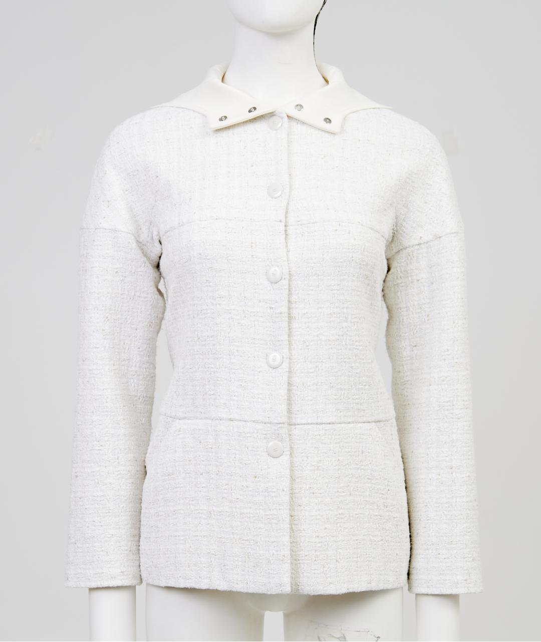 CHANEL Белая полиамидовая куртка, фото 5