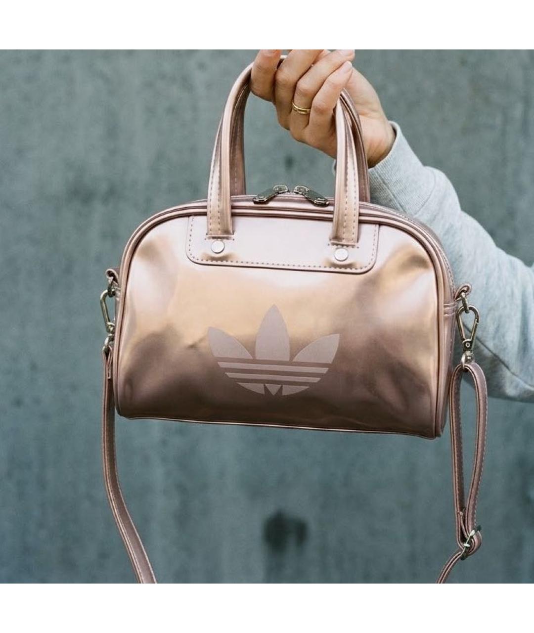 ADIDAS Коралловая сумка с короткими ручками из искусственной кожи, фото 5