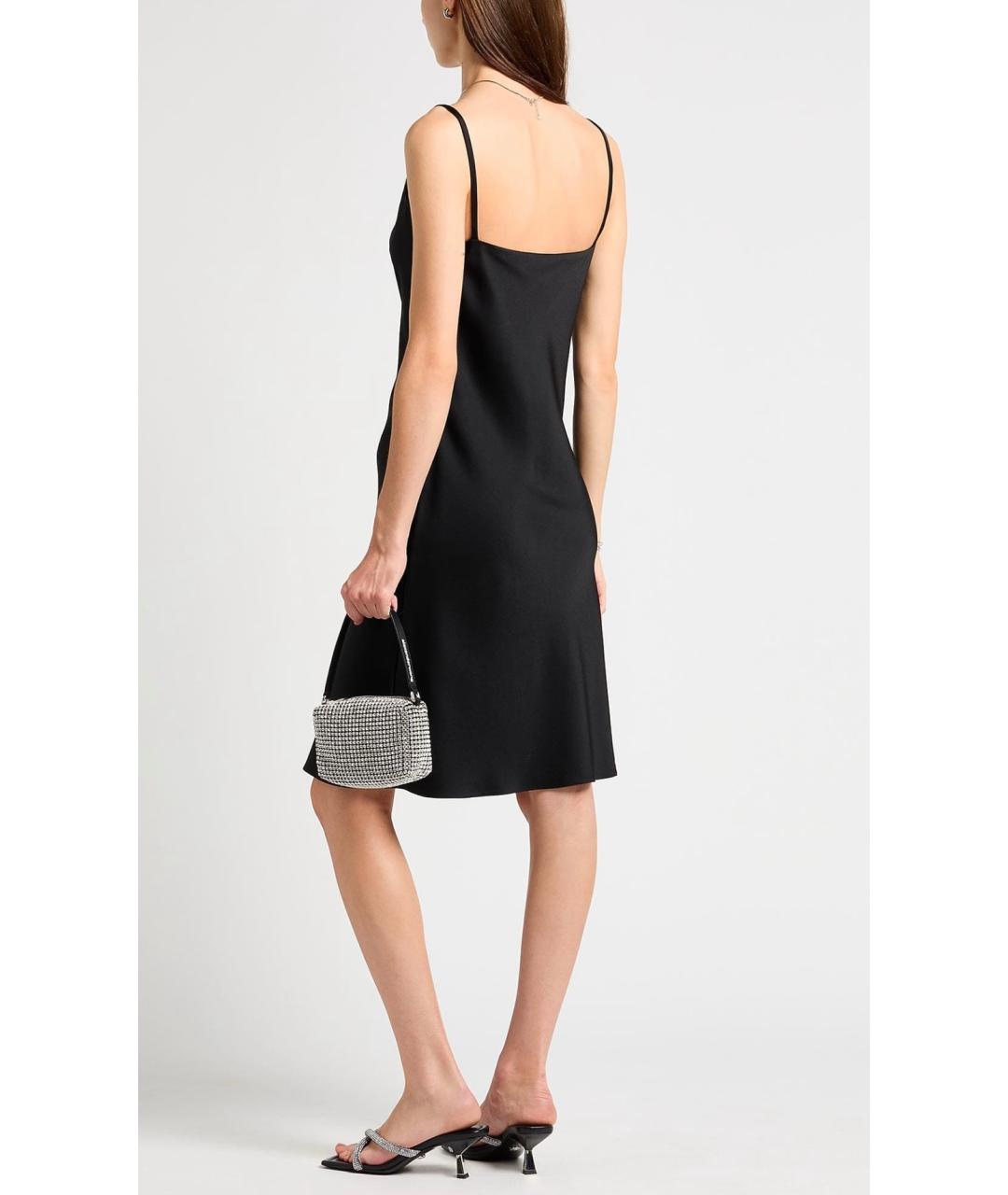 VERSACE Черное ацетатное коктейльное платье, фото 6