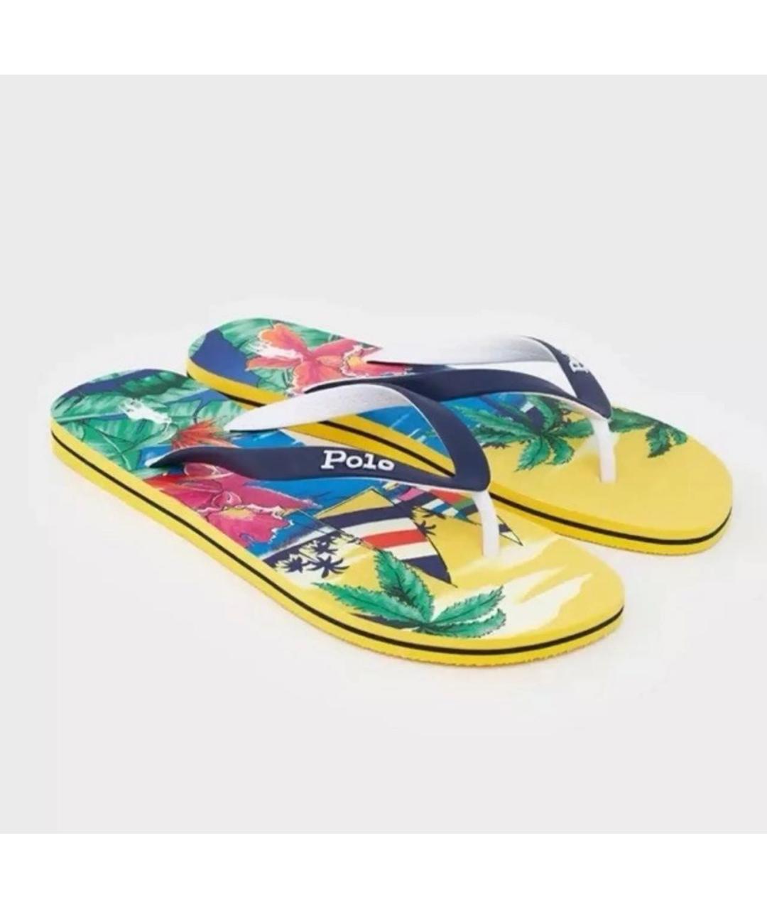 POLO RALPH LAUREN Мульти шлепанцы, фото 3