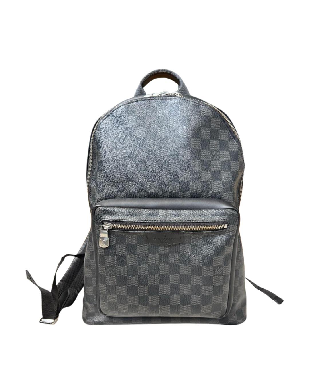 LOUIS VUITTON Антрацитовый рюкзак из канвы, фото 1