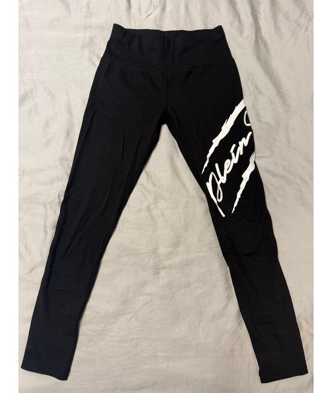 PHILIPP PLEIN Черные хлопковые спортивные брюки и шорты, фото 6
