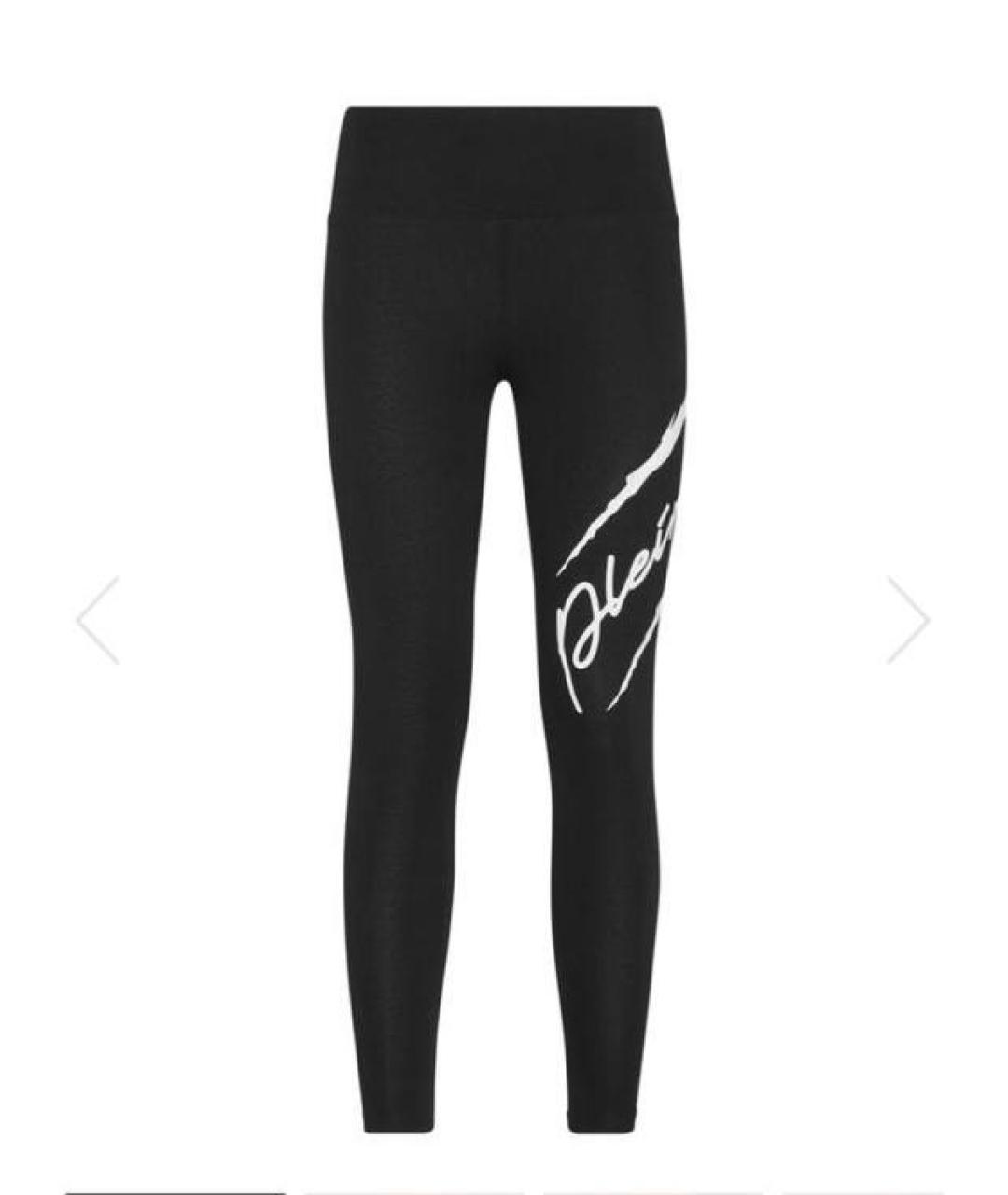 PHILIPP PLEIN Черные хлопковые спортивные брюки и шорты, фото 2