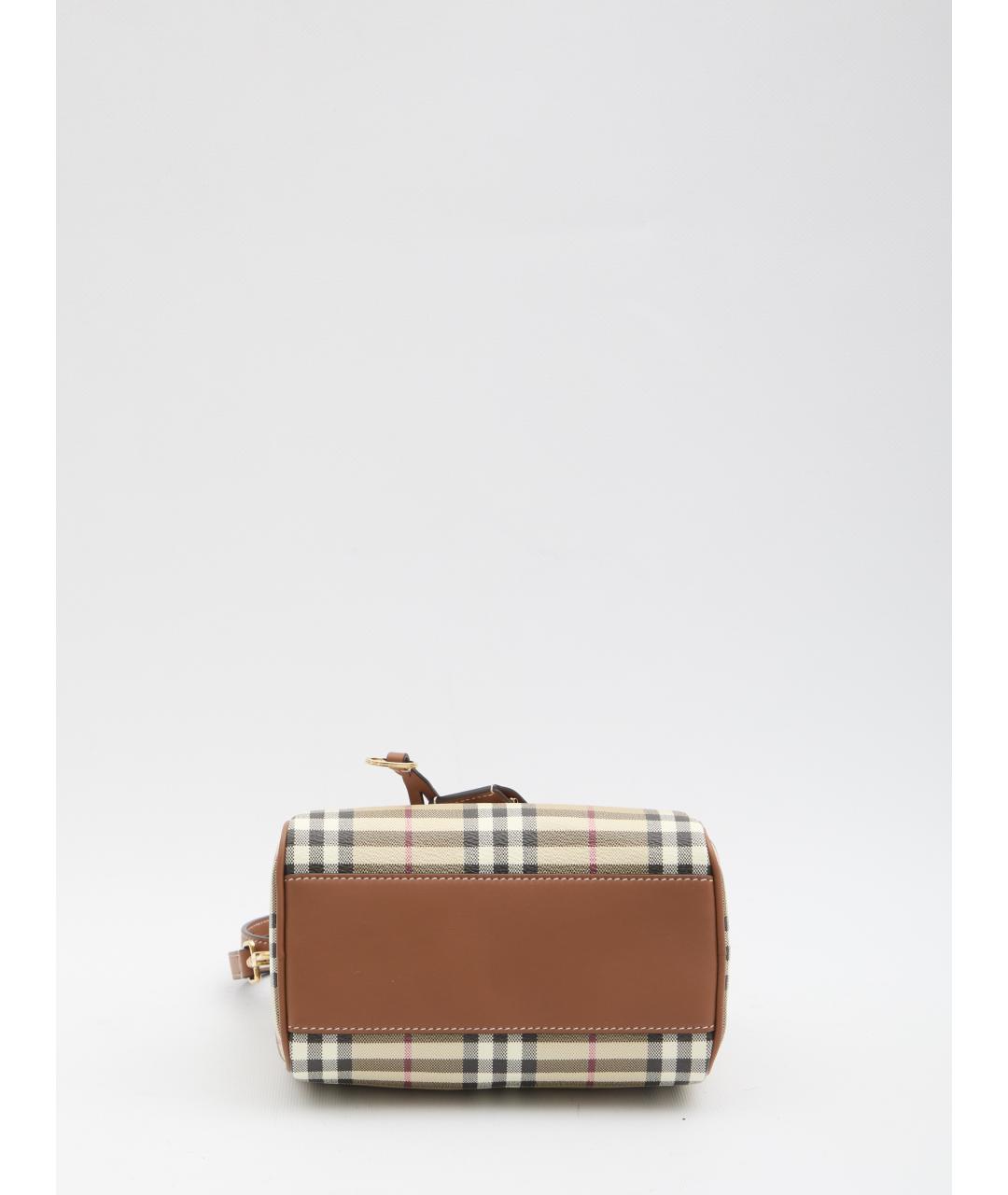 BURBERRY Бежевая сумка с короткими ручками, фото 3
