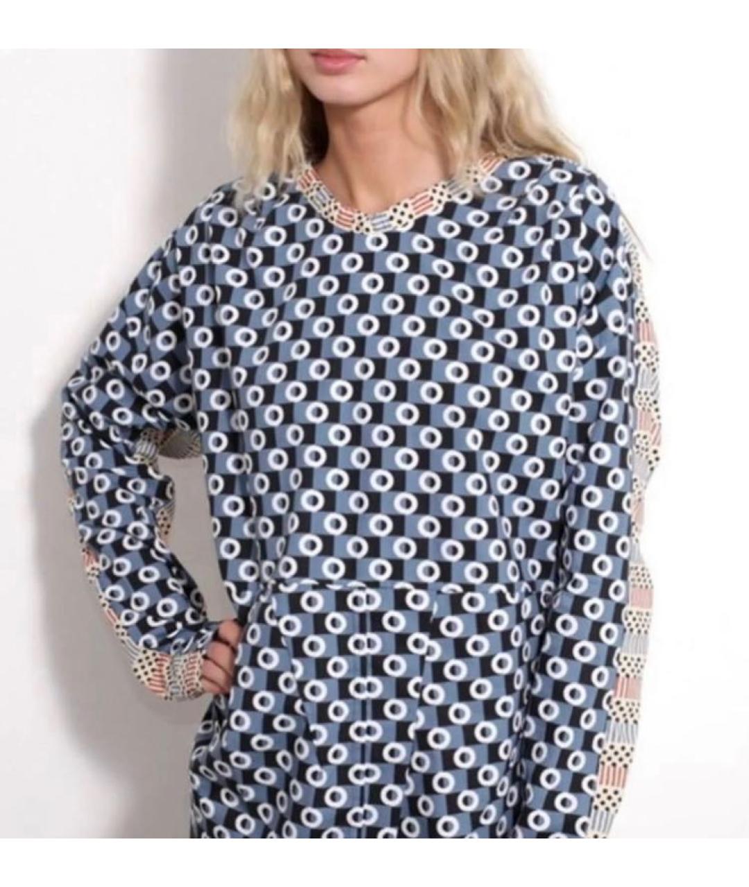 MARNI Мульти хлопковое повседневное платье, фото 5