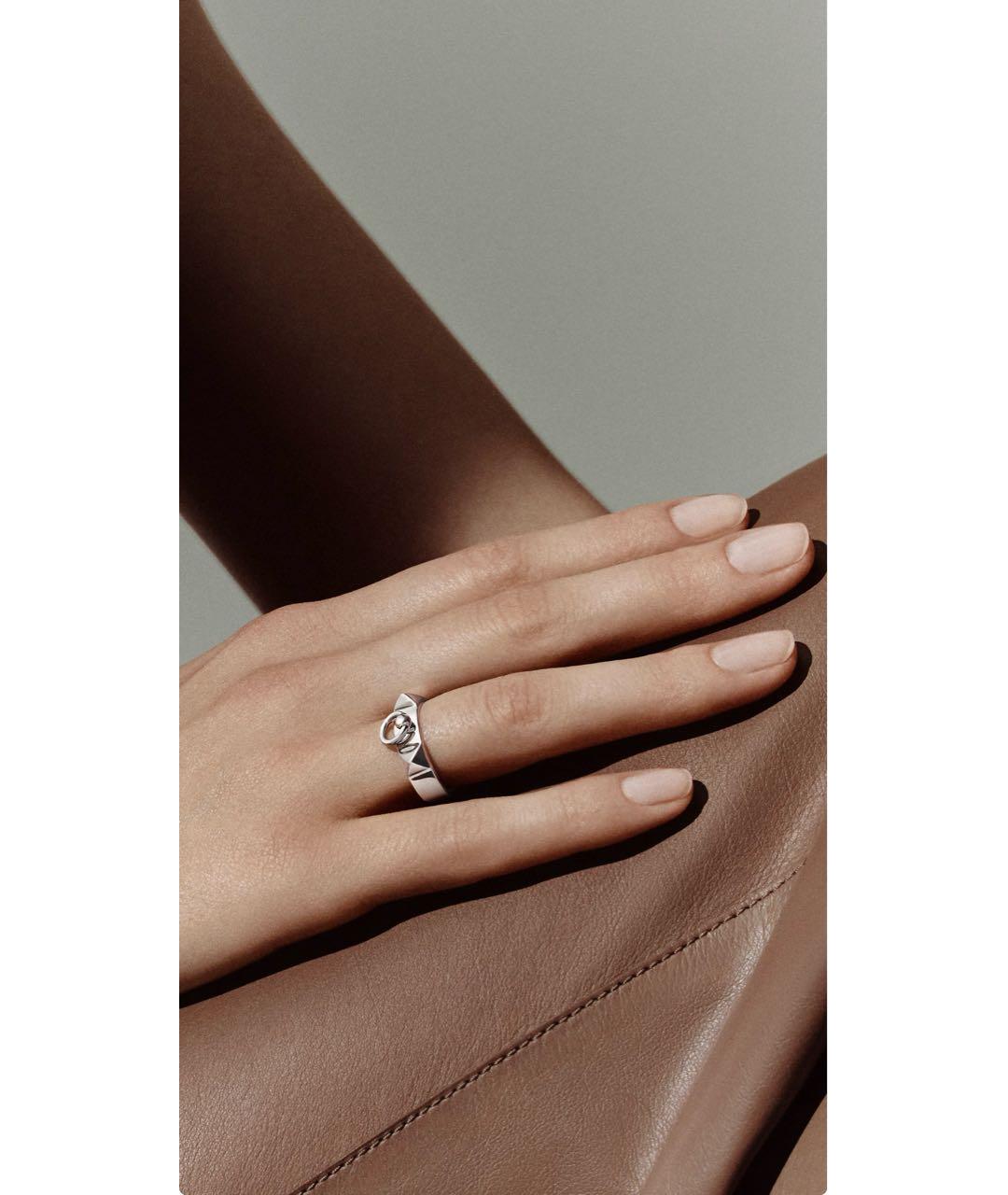 HERMES Серебряное серебряное кольцо, фото 8