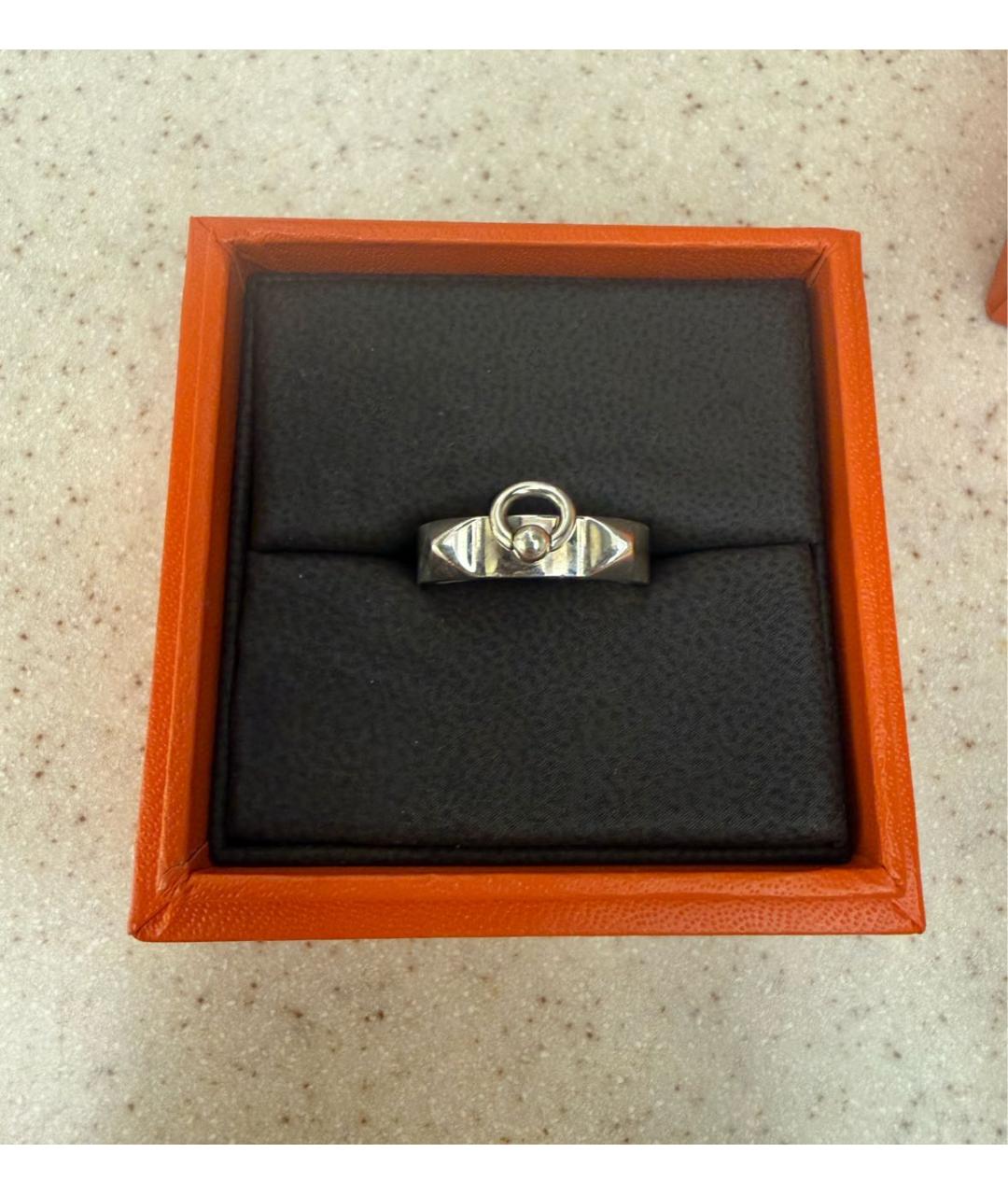 HERMES Серебряное серебряное кольцо, фото 6