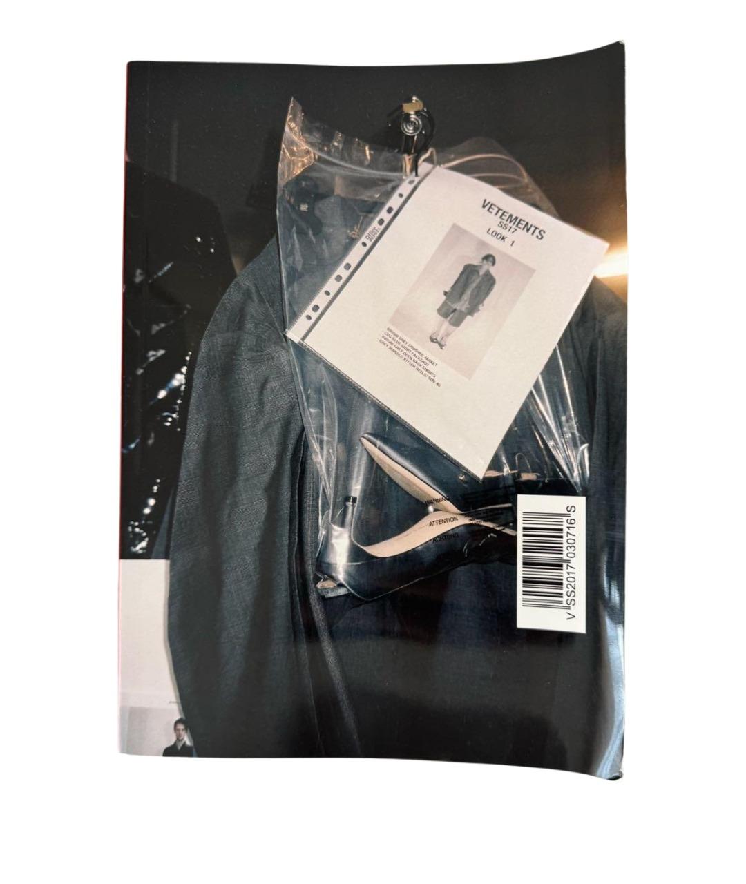 VETEMENTS Антрацитовая книга, фото 1