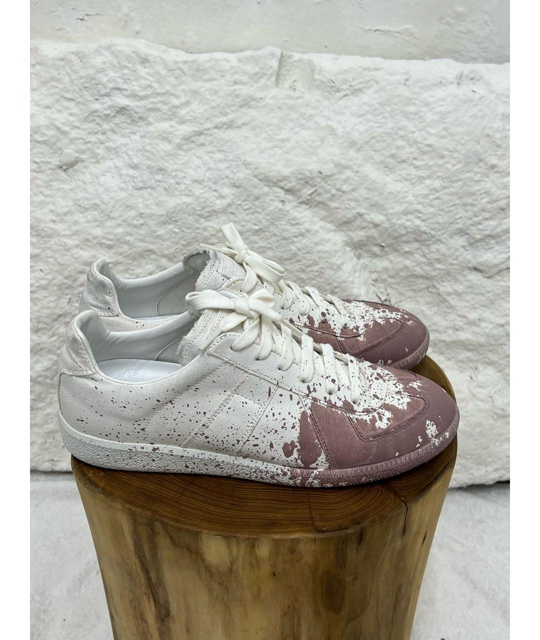 MAISON MARGIELA Белые низкие кроссовки / кеды, фото 7