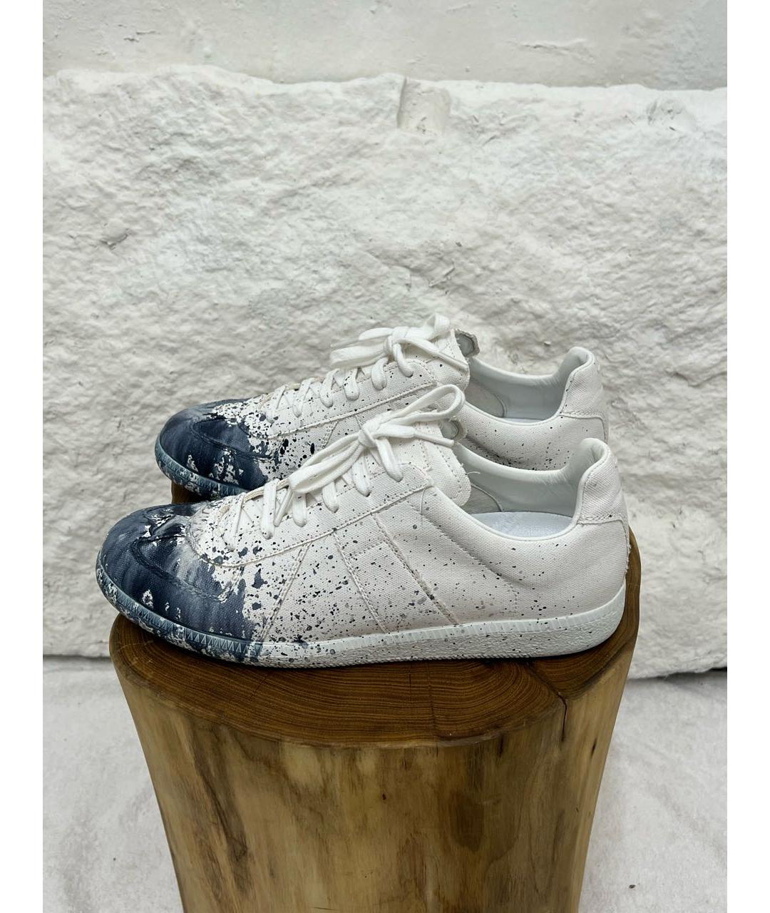 MAISON MARGIELA Белые низкие кроссовки / кеды, фото 3
