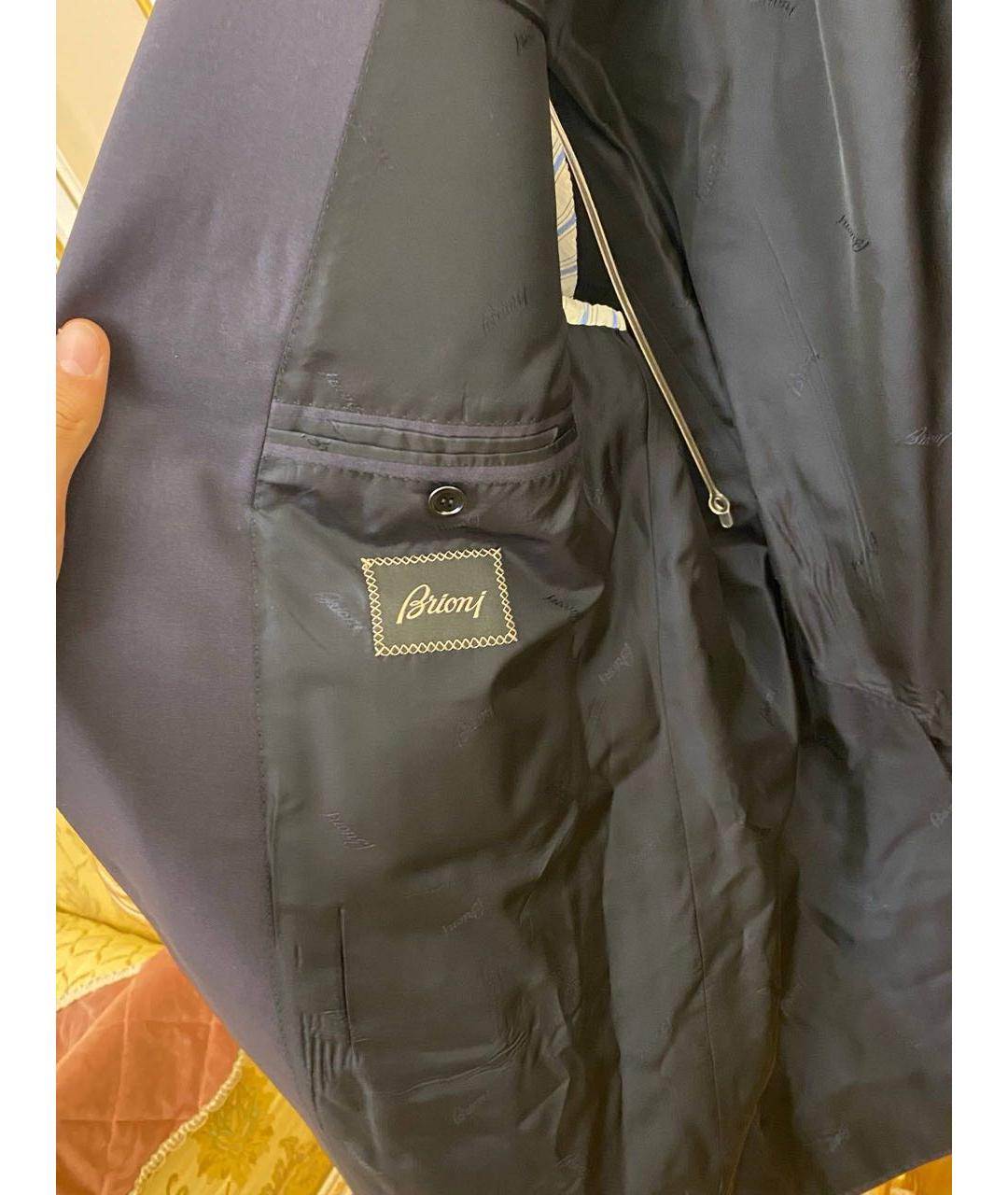 BRIONI Темно-синий классический костюм, фото 3