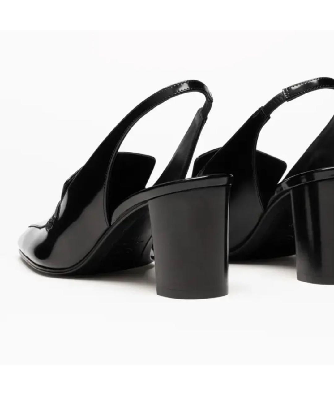 CHANEL Черные туфли из лакированной кожи, фото 3
