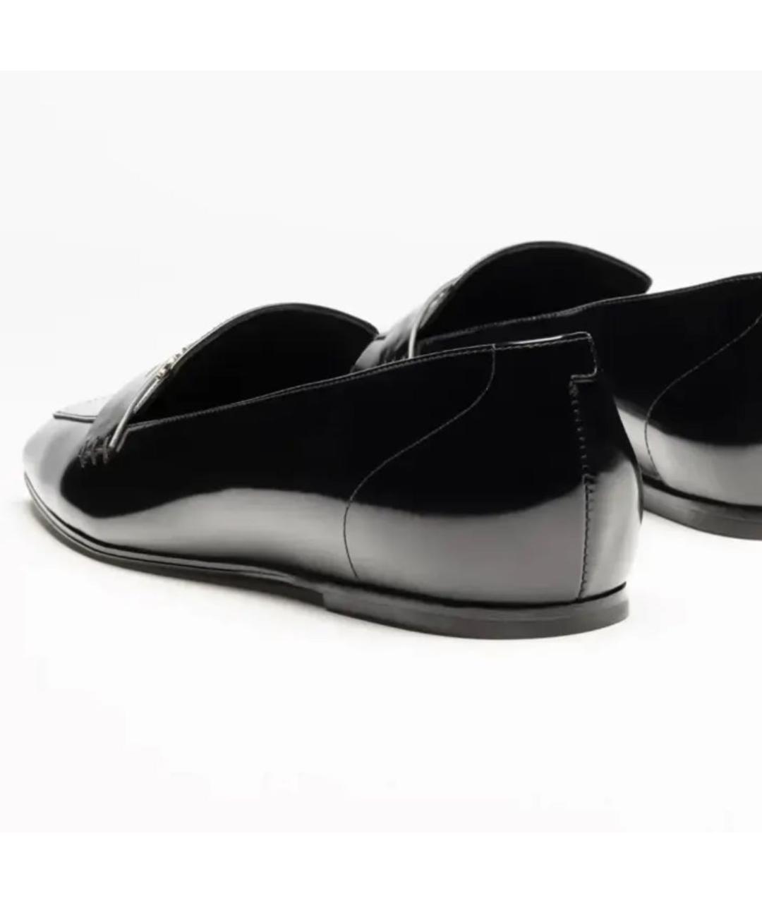 CHANEL Черные лоферы из лакированной кожи, фото 4