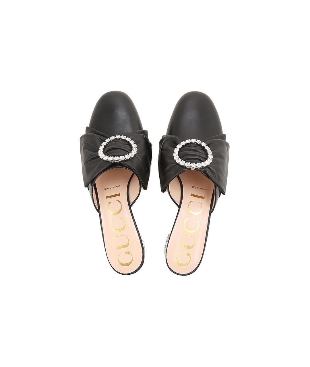 GUCCI Черные босоножки, фото 5