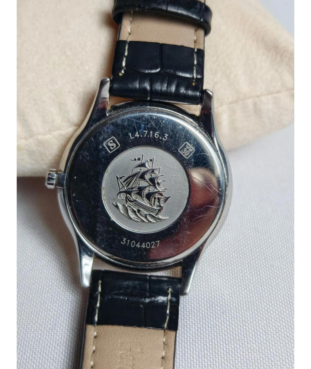 LONGINES Золотые стальные часы, фото 3