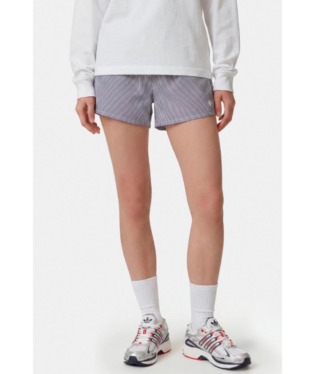 SPORTY AND RICH Синие хлопковые шорты, фото 2