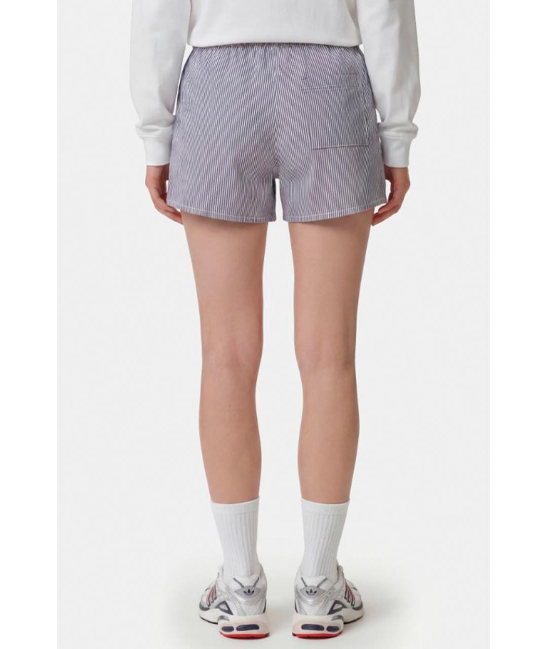 SPORTY AND RICH Синие хлопковые шорты, фото 3