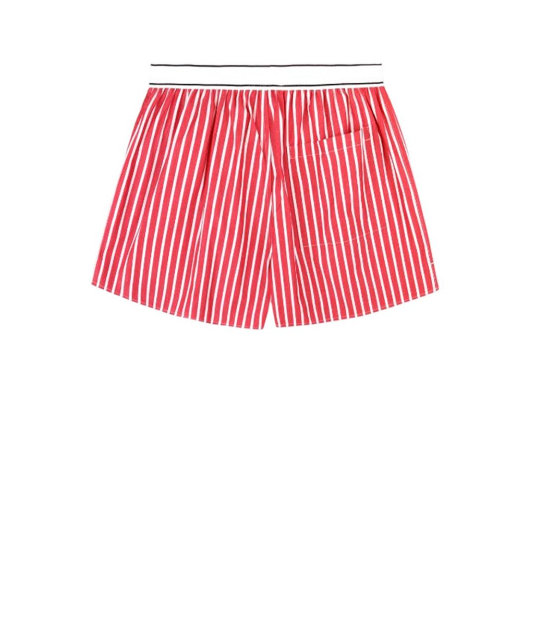 SPORTY AND RICH Красные хлопковые шорты, фото 2