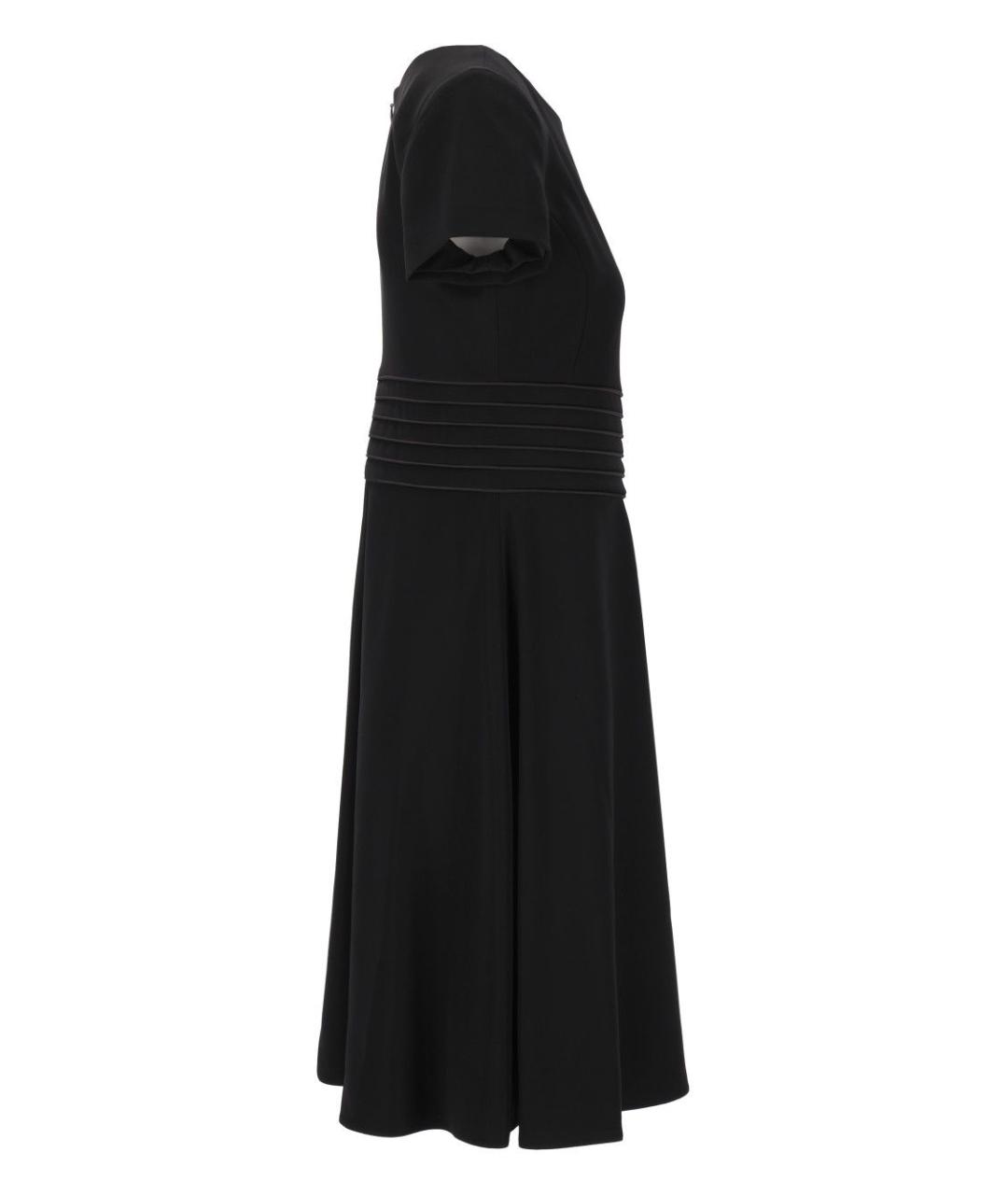 EMPORIO ARMANI Черное полиэстеровое повседневное платье, фото 3