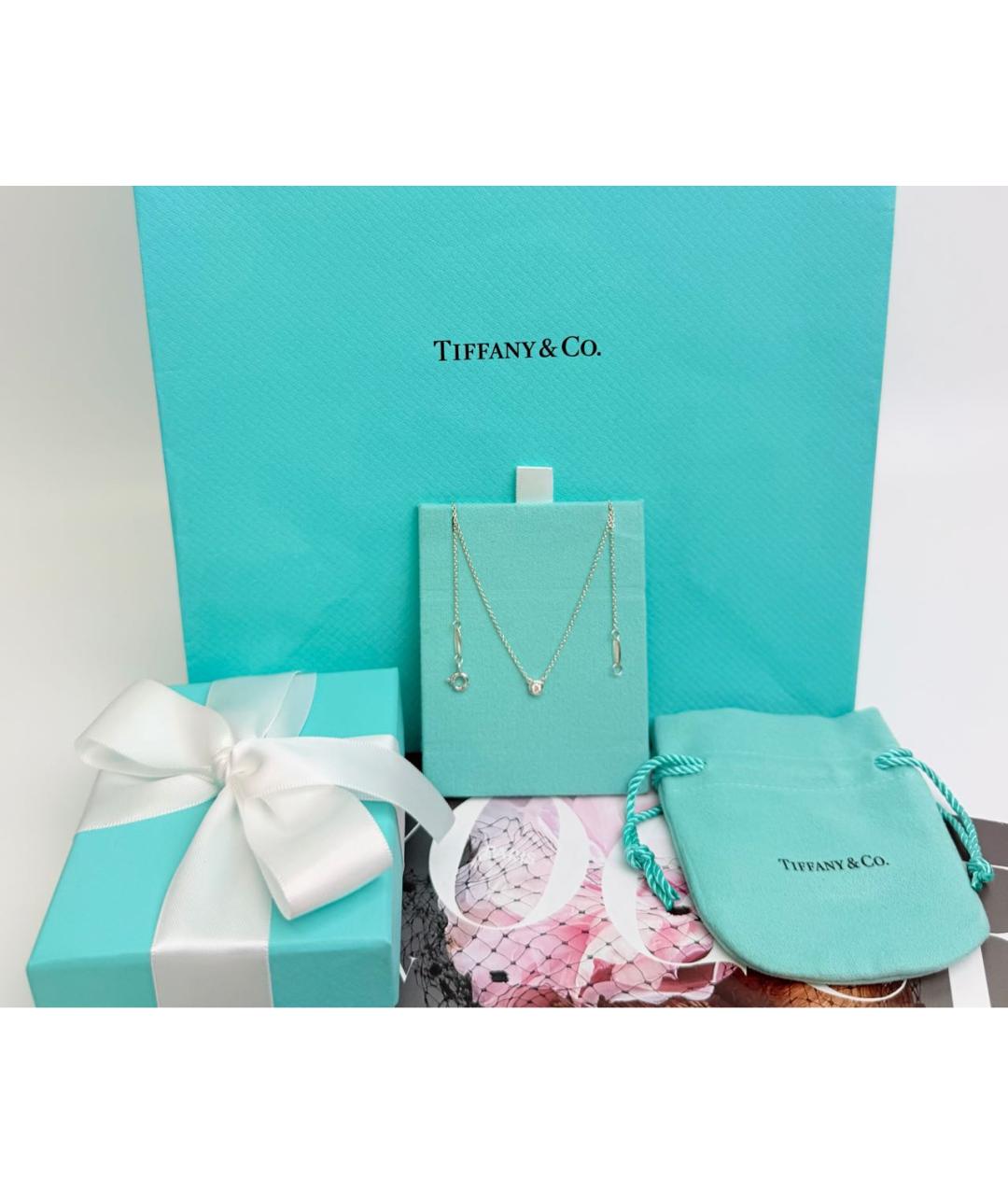 TIFFANY&CO Белое серебряное колье, фото 3