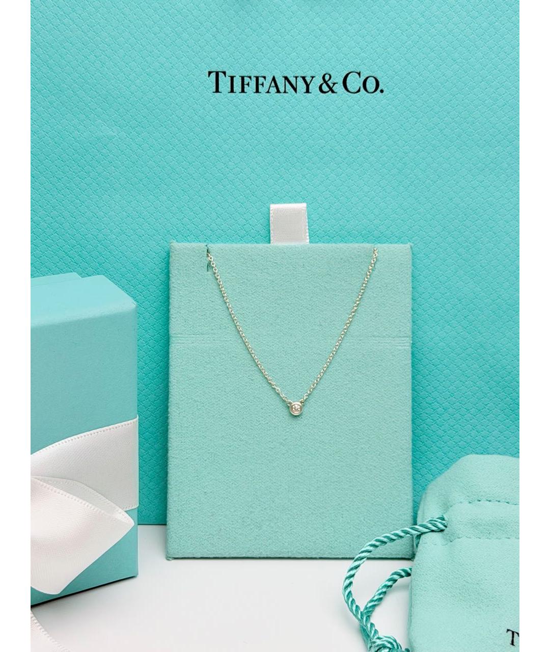 TIFFANY&CO Белое серебряное колье, фото 2
