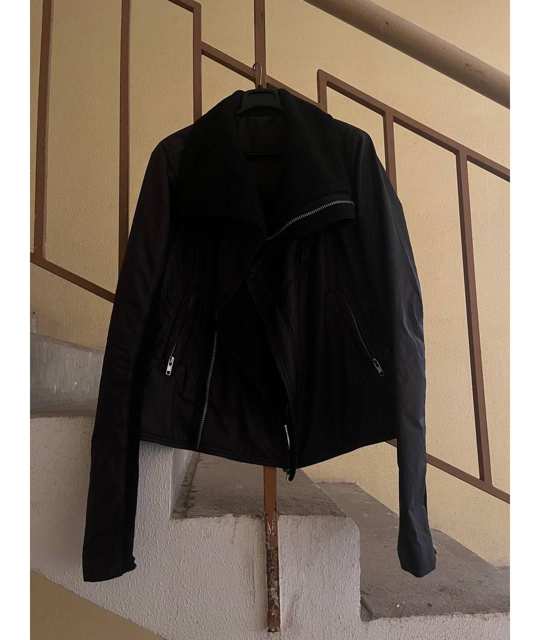 RICK OWENS Черная нейлоновая куртка, фото 8