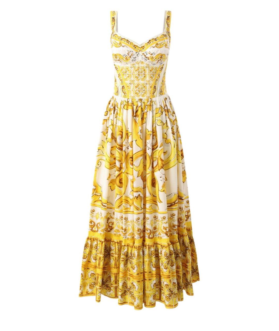 DOLCE&GABBANA Мульти сарафан, фото 1