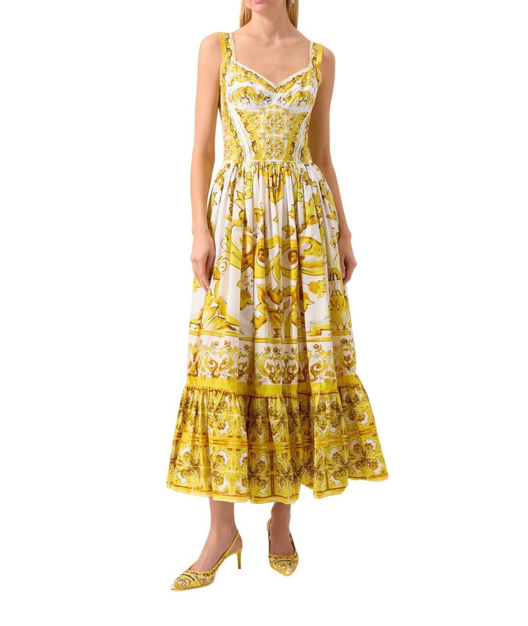 DOLCE&GABBANA Мульти сарафан, фото 3