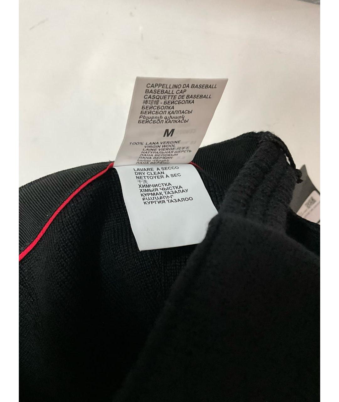 KITON Черная шерстяная кепка/бейсболка, фото 7