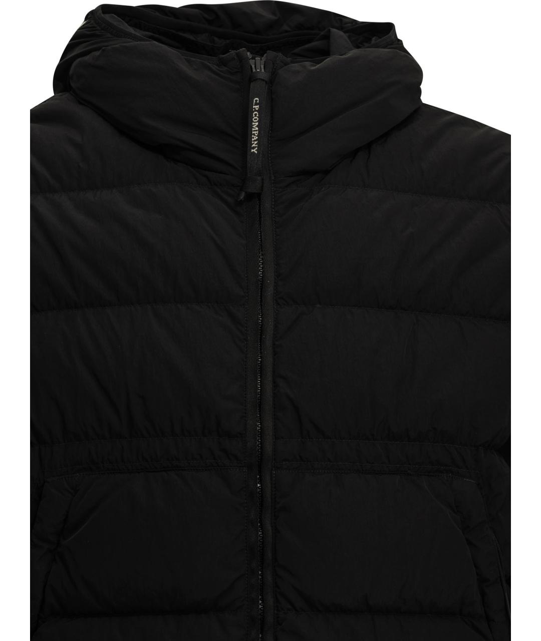 CP COMPANY Черный полиамидовый пуховик, фото 3