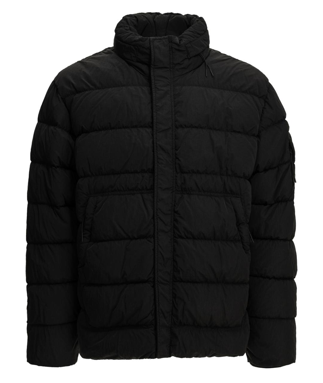 CP COMPANY Черный полиамидовый пуховик, фото 1