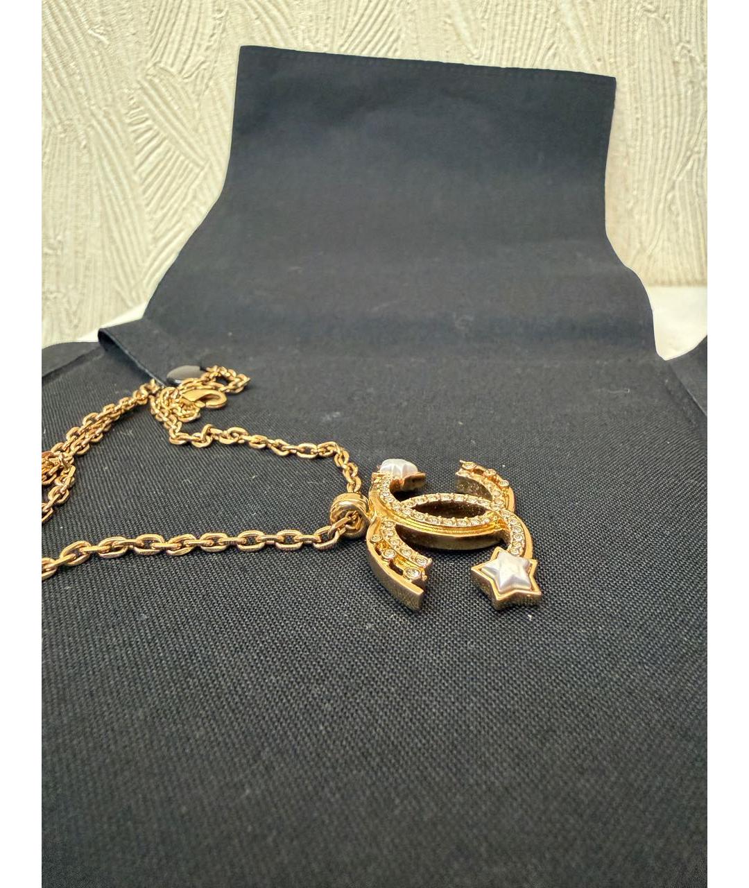 CHANEL Золотое колье, фото 2