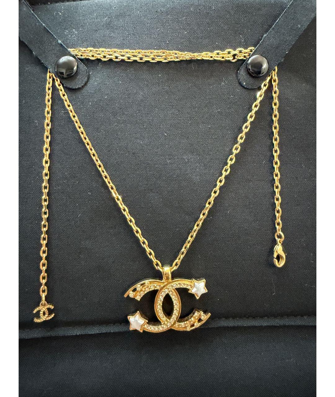 CHANEL Золотое колье, фото 5